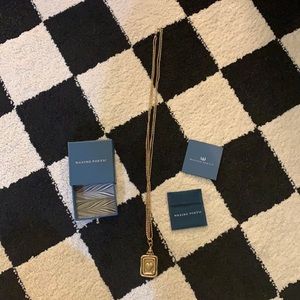 Waxing Poetic Love and Hearts Tablet Necklace